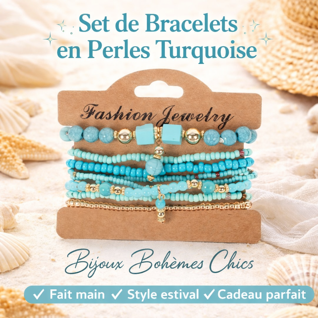 Set de Bracelets Bohèmes en Perles