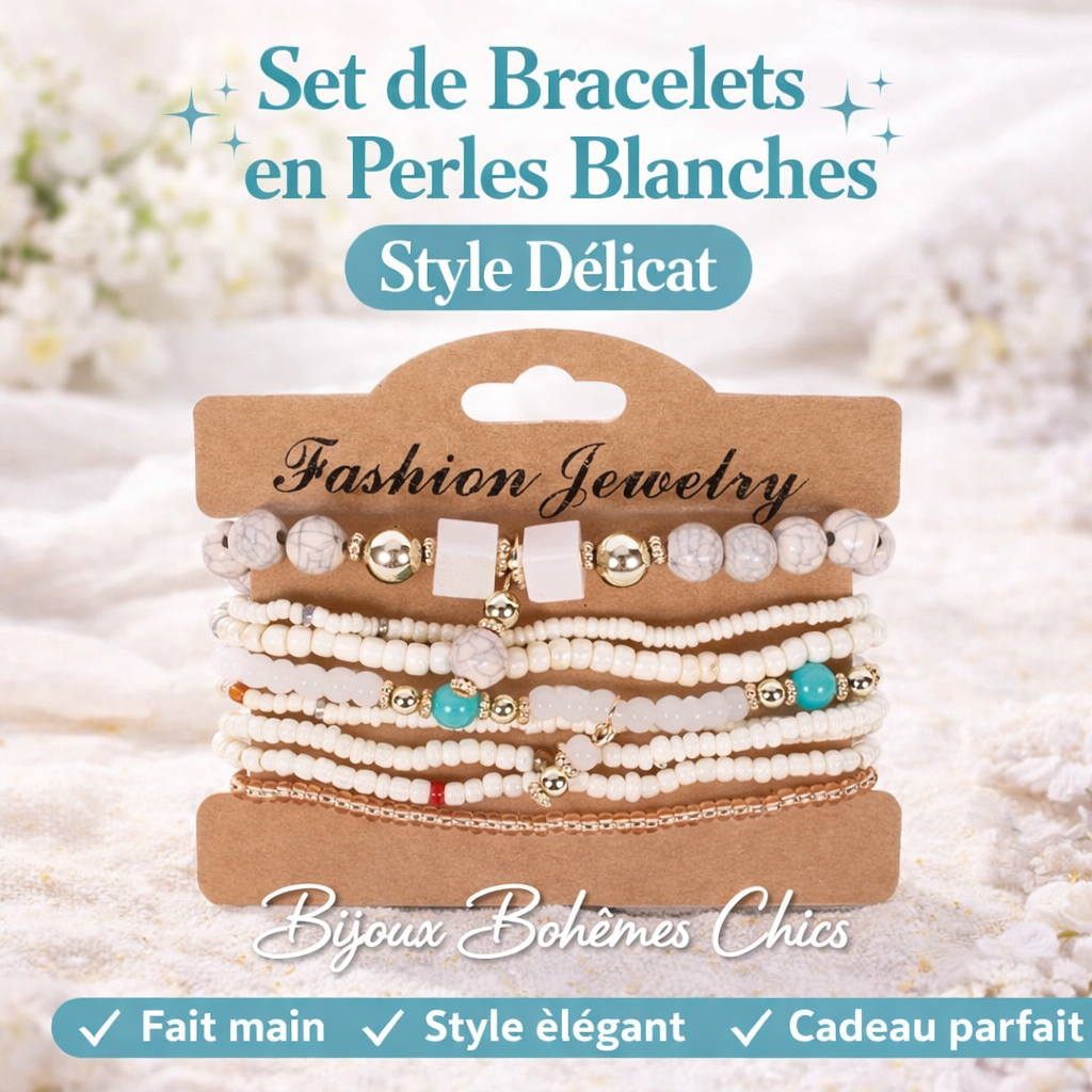 Set de Bracelets Bohèmes en Perles