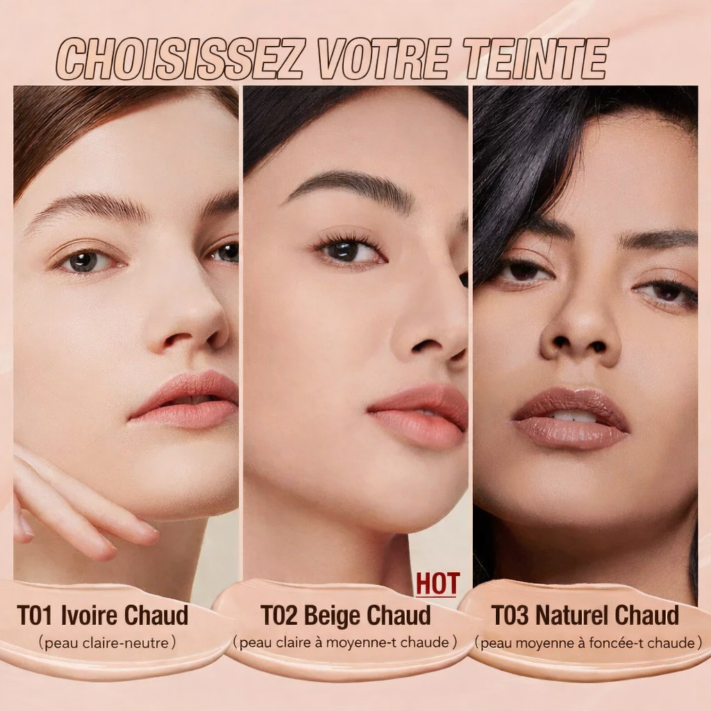 Fond de Teint SPF30 – Teint Parfait & Protection Totale