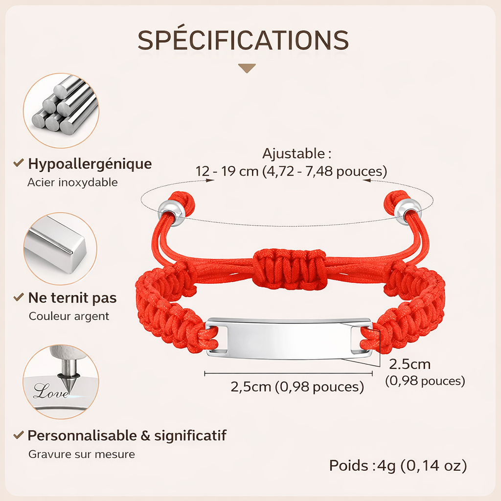 Bracelet Bébé Personnalisé