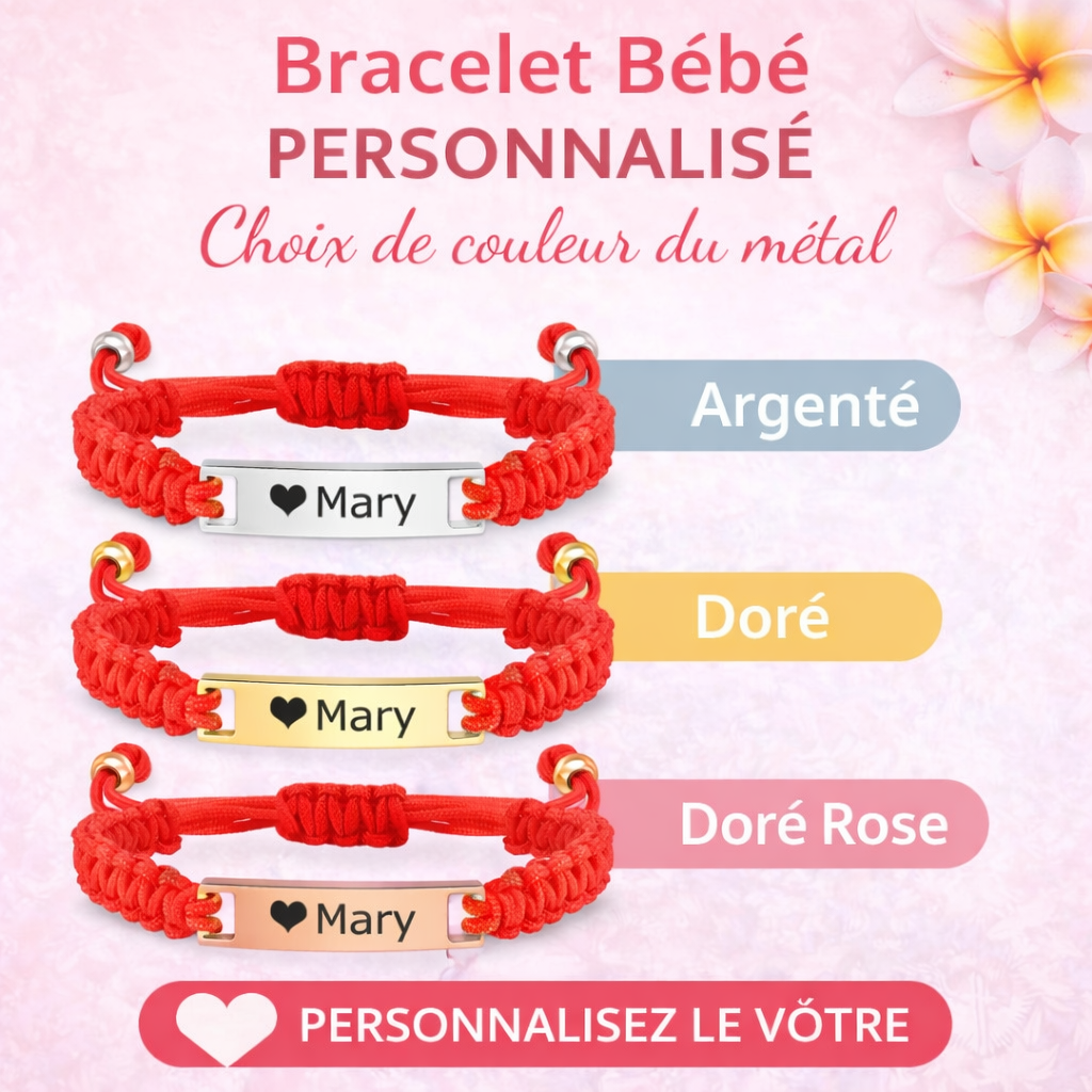 Bracelet Bébé Personnalisé