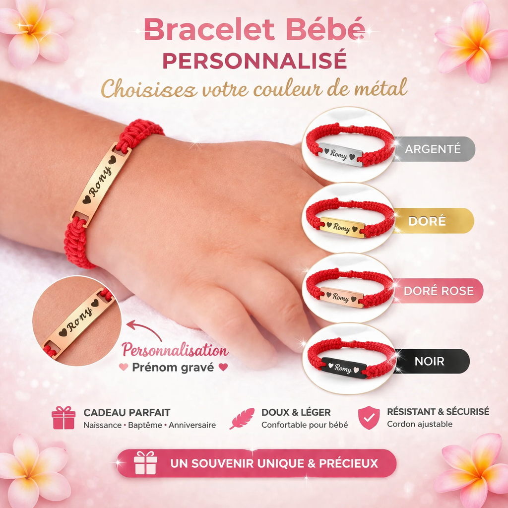Bracelet Bébé Personnalisé