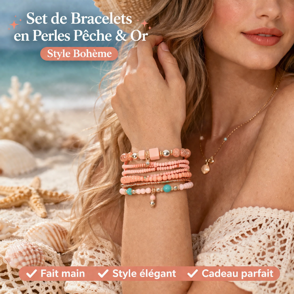 Set de Bracelets Bohèmes en Perles