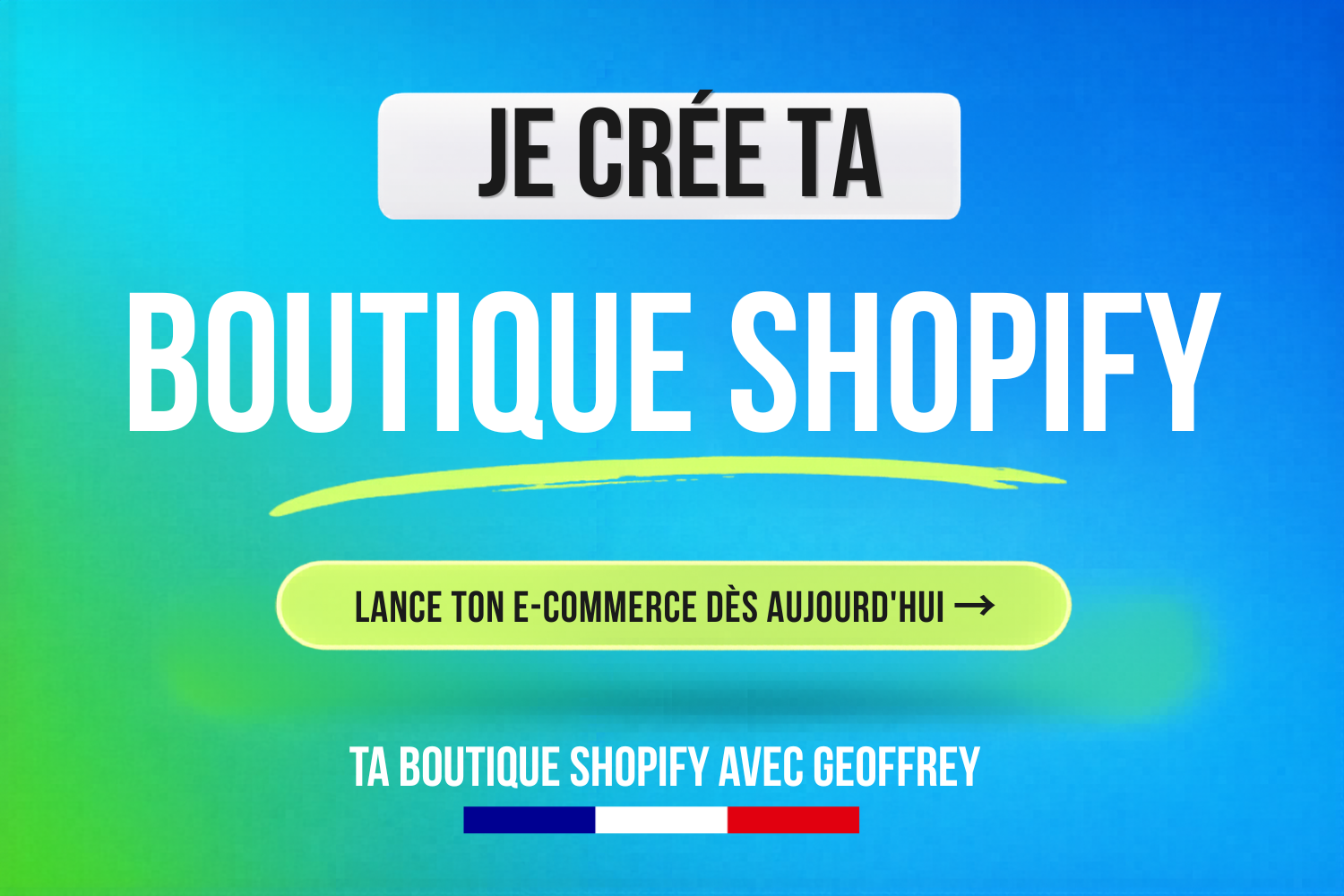 Je crée ta boutique Shopify clé en main