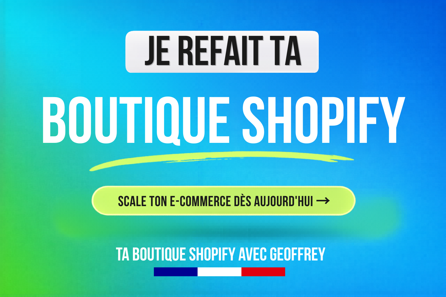 Je refait ta boutique Shopify