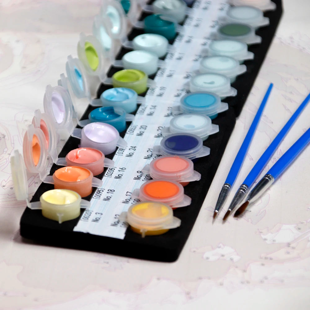 kit de peinture personnalisée par numéros