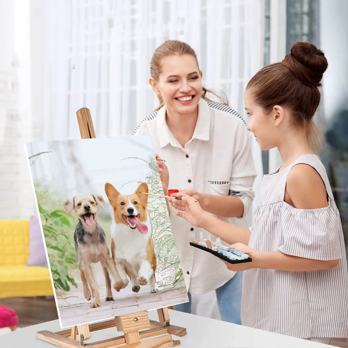 kit de peinture personnalisée par numéros